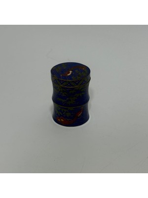 Hasyılmaz Antika Cloisonne Minyatür Kutu 4,9x3,5cm 132