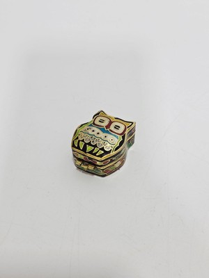 Hasyılmaz Antika Cloisonne Minyatür Kutu 3,3x2,9cm 163