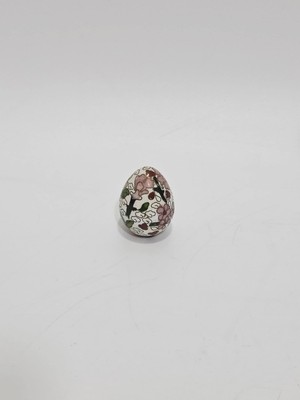 Hasyılmaz Cloisonne Mineli Dekoratif Yumurta 4cm 023