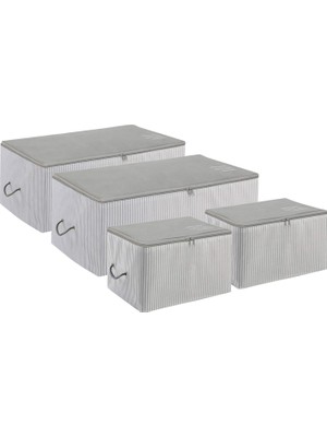 Dora Shopping 4'lü Gri Renk Stuff & Things Hurç Set