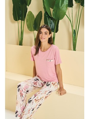 Over Sleep 3348 Kadın Pijama Takım