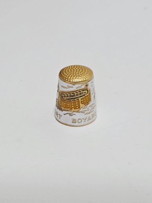 Hasyılmaz Antika Cloisonne Emaye Yüksük 24,45X20MM 040