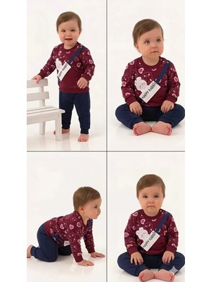 Senka 6/24 Ay Baskılı Penye Bebek Takımı