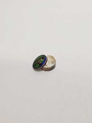 Hasyılmaz Antika Cloisonne Minyatür Kutu 3,2x1,3cm 074