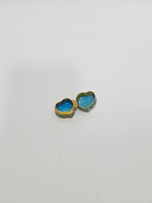 Hasyılmaz Antika Cloisonne Minyatür Kutu 2,4x2,4cm 095
