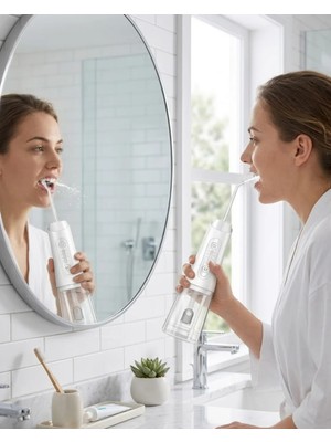 Zero Land Gldisptm Kablosuz Ağız Duşu Ipx7 Su Geçirmez 320 ml Hazneli Güçlü Su Basınçlı