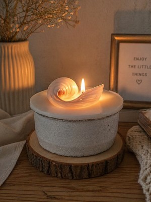 Betonique Stone Deniz Kabuğu Beton Mum