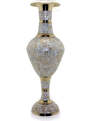 Aydogan's Pirinç Sedefli Vazo 35 cm
