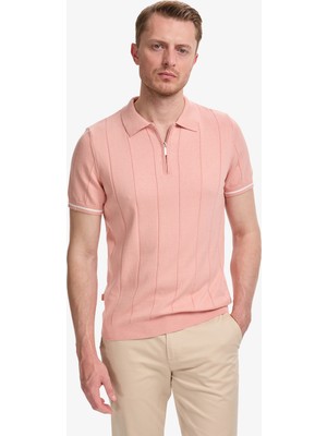 Pierre Cardin Erkek Somon Slim Fit Polo Yaka Triko Tişört 50320821-VR047