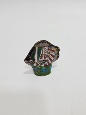 Hasyılmaz Antika Cloisonne Minyatür Balık 5,2x4,7cm 144