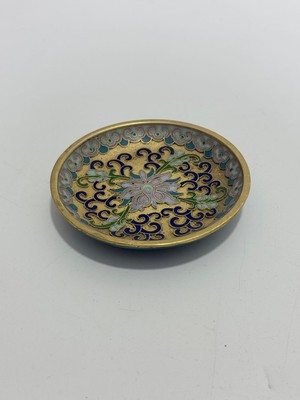 Hasyılmaz Antika Cloisonne Fincan Tabağı 8cm