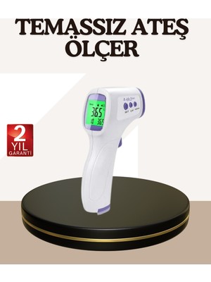 Renklime Kızılötesi Alından Temassız Ateş Ölçer Akıllı Sesli Uyarı
