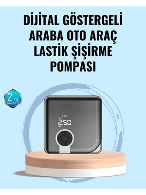 Renklime Type-C Şarj Girişli Taşınabilir Elektrikli Hava Pompası