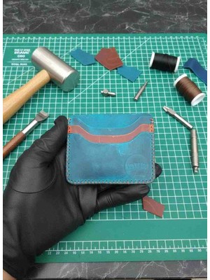 Vintage Leather Craft Hakiki Deri Erkek Kartlık