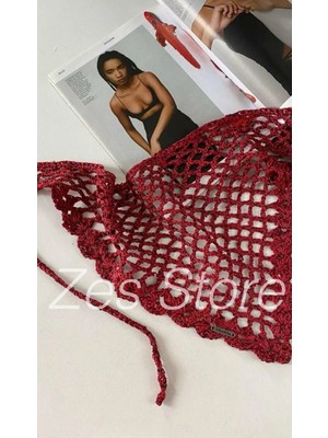  Örgü Bohem Vintage Kroşe Bandana 2026 Yaz