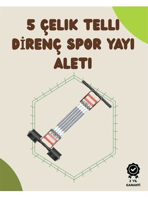 My Best Store Ergonomik Tutma Yerli, Pedallı ve Ayarlanabilir Elastik Yaylı Spor Ekipmanı