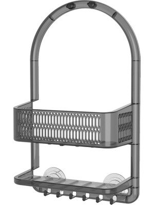 Dora Shopping M-N48- Ceres Duş Rafı, Şeffaf