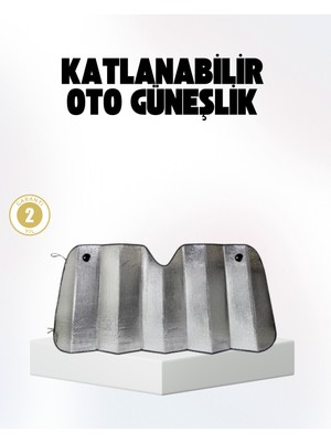 Renklime Otomobil Güneşliği – Katlanabilir Tasarım ve Süngerli Isı Yalıtımı
