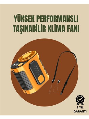 Renklime Taşınabilir USB Şarjlı Turbo Fan – 3 Modlu Soğutma, Hafif & Kompakt