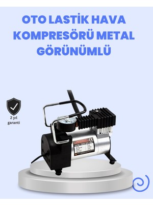 Renklime Dc 12V Metal Hava Kompresörü Araç Lastik Şişirme 35L/DK