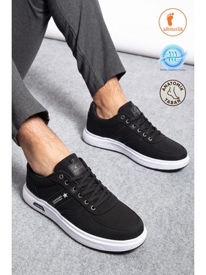 Albishoes Erkek Hafif Rahat Yumuşak Taban Keten Günlük Casual Erkek Ayakkabı Erkek Spor Ayakkabı