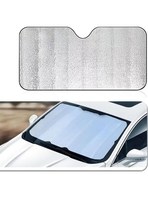 Renklime Katlanabilir Araç Ön Cam Güneşlik Isı ve Işık Önleyici Honda Civic Peugeot 3008 Volkswagen Passat Nissan Qashqai