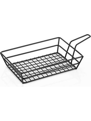 Altınbaşak Saplı Dikdörtgen Sunum Sepeti 23X15 cm | Servis Sepeti – Restoran & Kafe