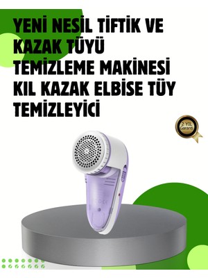 Renklime Pamuk Tiftik Tüy Temizleme Makinesi 5W – 3 Bıçaklı Sistem