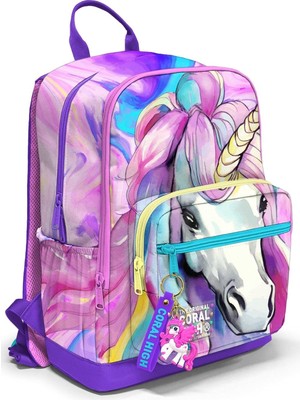 Dora Shopping Dört Bölmeli Unicorn Ortaokul Çantası - Kız