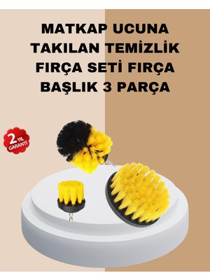 Renklime 3’lü Matkap Ucu Fırça Takımı Zorlu Kirler Için