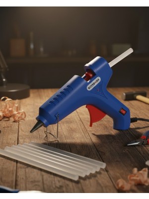 Renklime 80 W Profesyonel Silikon Tabancası 11 mm Uyumlu 5 Adet Hediye Silikon