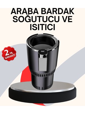 Renklime Akıllı Araba Bardaklığı Isıtma Soğutma Modeli %100 Ahşap 1 lt Derinlik 0,52 cm