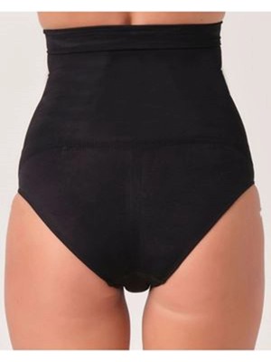 Colezium Siyah Kadın Dikişsiz Slip Korse