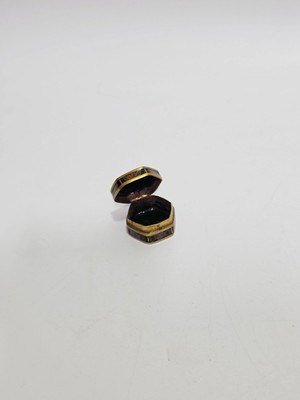 Hasyılmaz Antika Cloisonne Minyatür Kutu 3,6x3,3cm 089