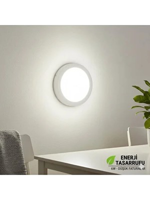 Lampist LP3035 Sıva Üstü Panel LED 10-30V 12W Beyaz Işık  1200LÜMEN