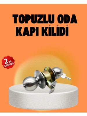 Renklime Mat Renk Topuzlu Kapı Kilidi – Giriş Tipi
