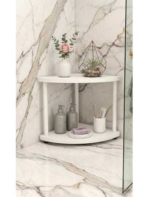 Mooncapella Çevir Kur Banyo Rafı Tezgah Üstü Banyo Dolabı