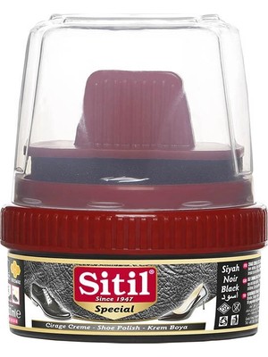 3 Adet Sitil Ayakkabı Boyası Krem Premium 100 G Siyah