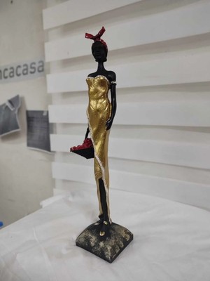 Betonique Stone Sepetli Kız Biblo 52CM.