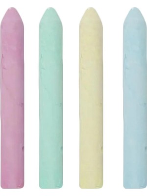 Özbience Renkli Tebeşir 15'li Paket, Tozsuz, Kaliteli ve Dayanıklı Yazı Malzemesi