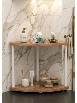 Mooncapella Çevir Kur Banyo Rafı Tezgah Üstü Banyo Dolabı