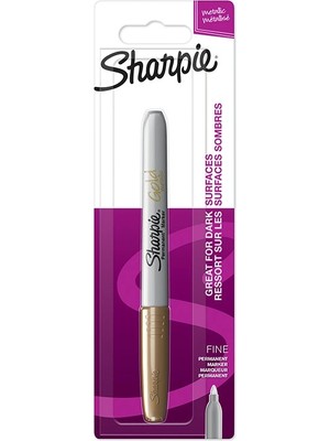 4 Adet   Sharpie Metalik Marker Kalem Altın