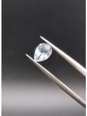 Aries 0.57CT 6.9X5MM Pear Natural Unheated Blue Aquamarine