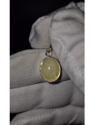 Aries 1.63GR Natural Ethiopia Opal 925 Ayar Gümüş Kolye Ucu