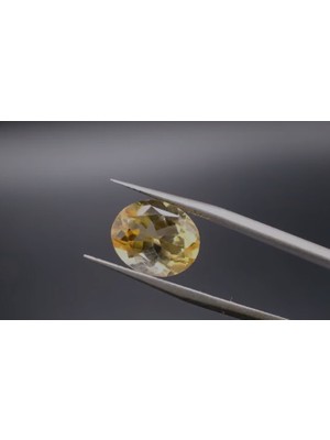 Aries 4.62CT 12X10MM Oval Natural Citrine