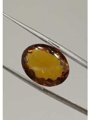 Aries 9.90CT 16X12.2 Oval Natural Yellow Citrine Brazil