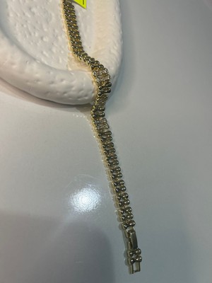 Hüma Butik Geometrik Bloklu Zirkon Taşlı Lüks Bileklik