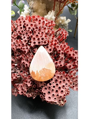 Aries 26.70 Ct 27.8X20.1 mm Natural Scolosite