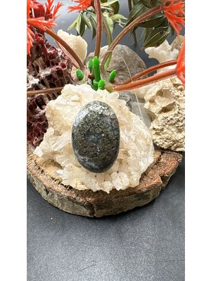 Aries 18.35 Ct 21.30X13.90 mm Natural Hipomo Jasper Markazit