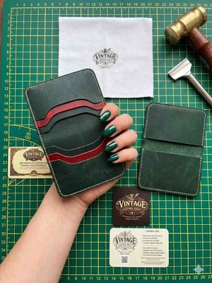 Vintage Leather Craft Hakiki Deri Erkek Kartlık